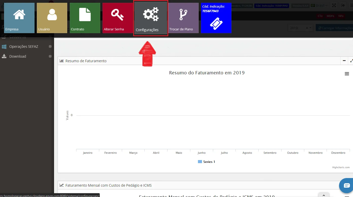 Configuração do Certificado Digital: Passo 2