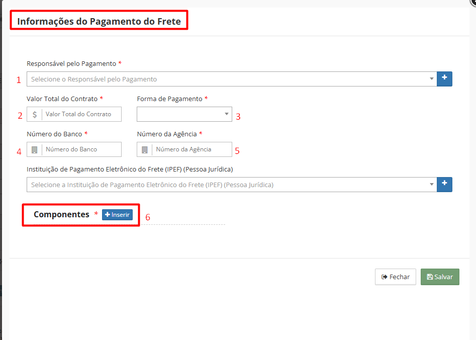 Dados do Pagamento